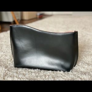 Black leather purse / clutch